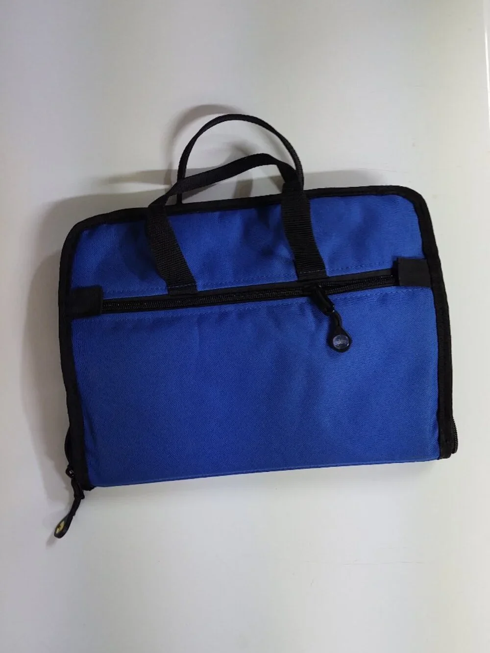 BLUEFIG  NOTIONS  SEWING ARTS CRAFTS CARRY BAG COBALT BLUE